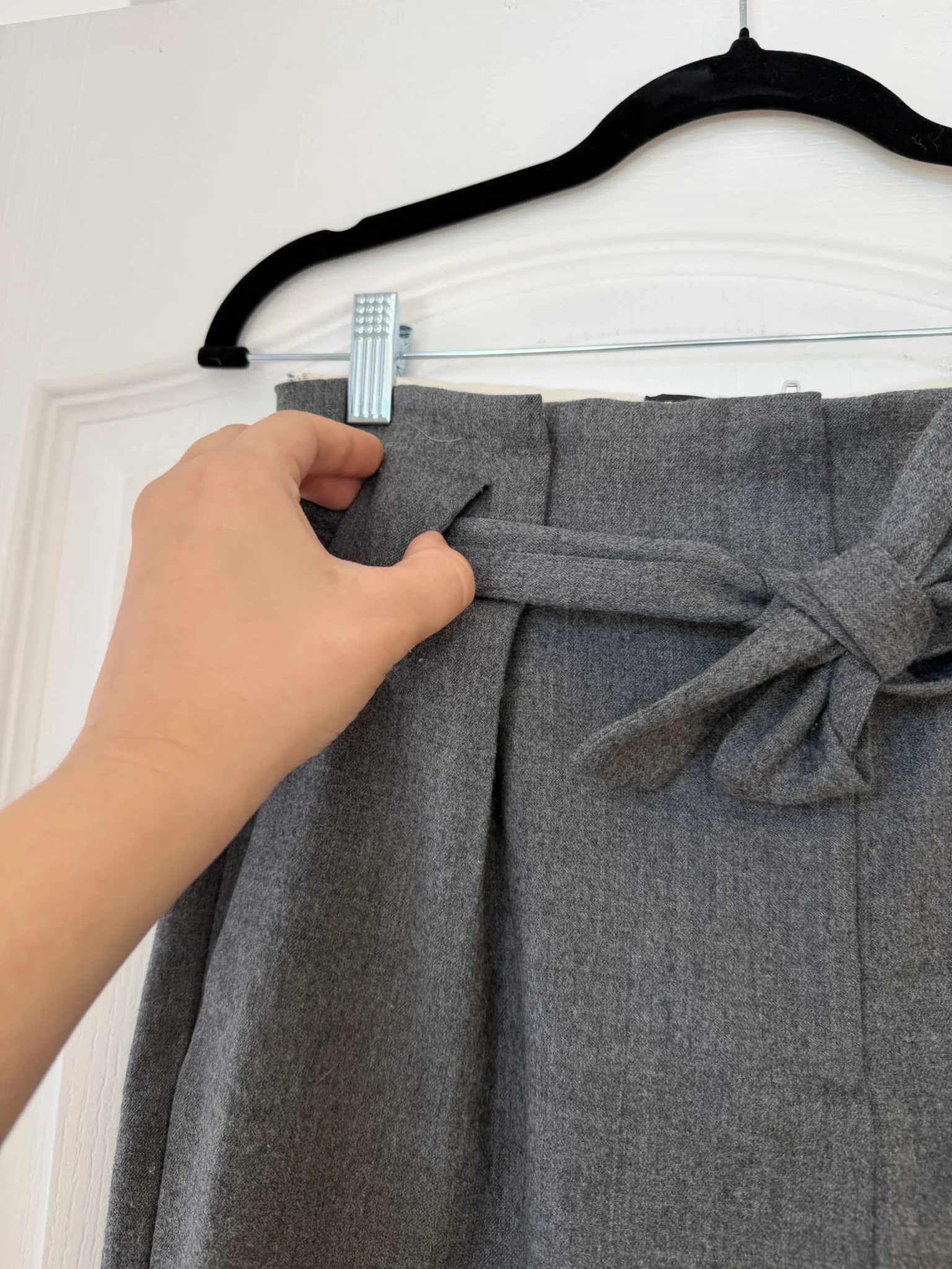 Image for Pantalon Maje en laine taille 36 gris