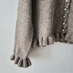 Thumbnail for Taupe knitted waistcoat