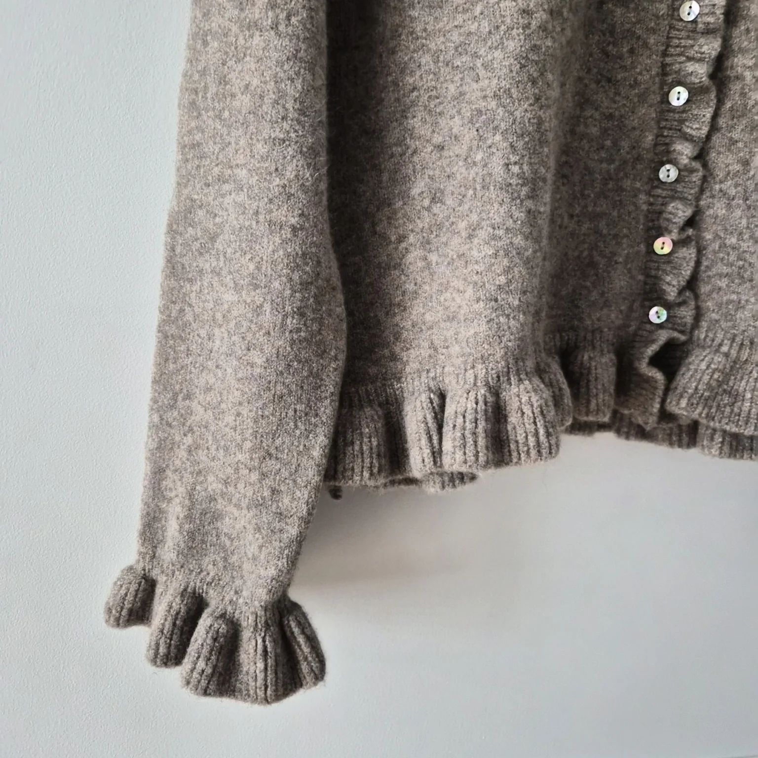 Image for Taupe knitted waistcoat