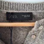 Thumbnail for Taupe knitted waistcoat