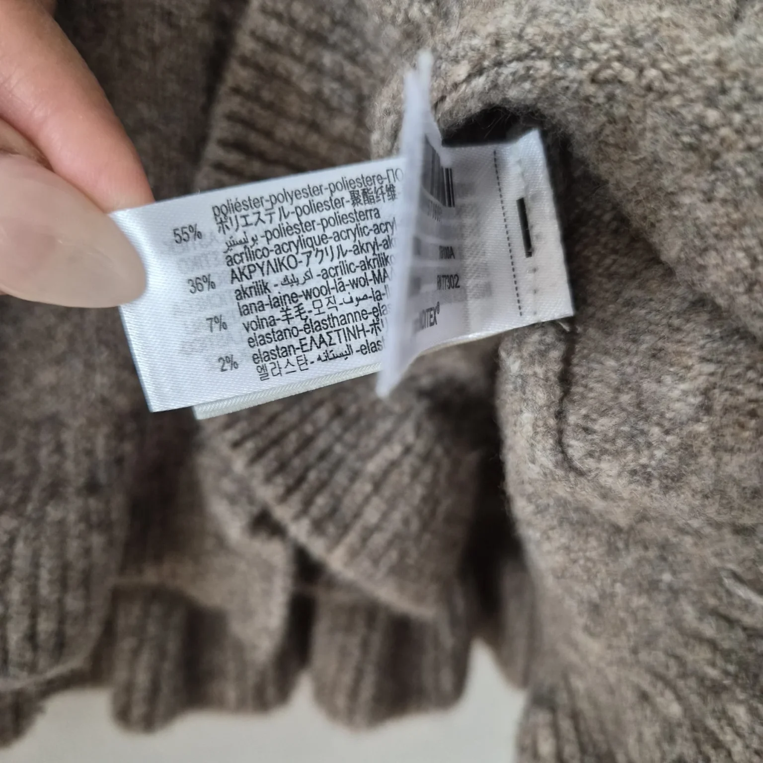 Image for Taupe knitted waistcoat
