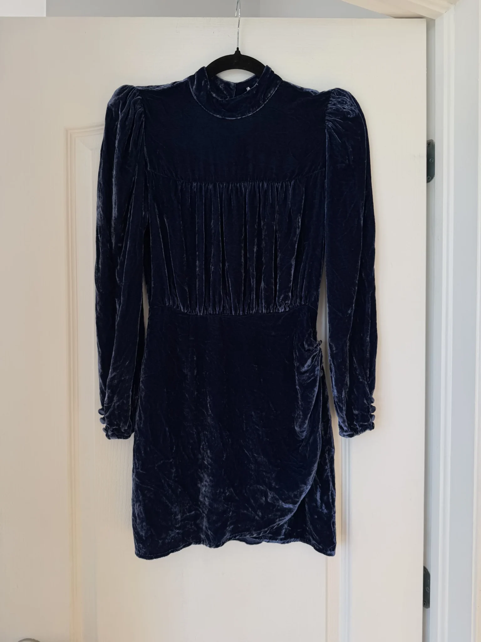 Image for Robe Reformation en velours bleu marine taille 2