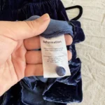 Thumbnail for Robe Reformation en velours bleu marine taille 2