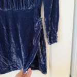 Thumbnail for Robe Reformation en velours bleu marine taille 2