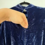Thumbnail for Robe Reformation en velours bleu marine taille 2