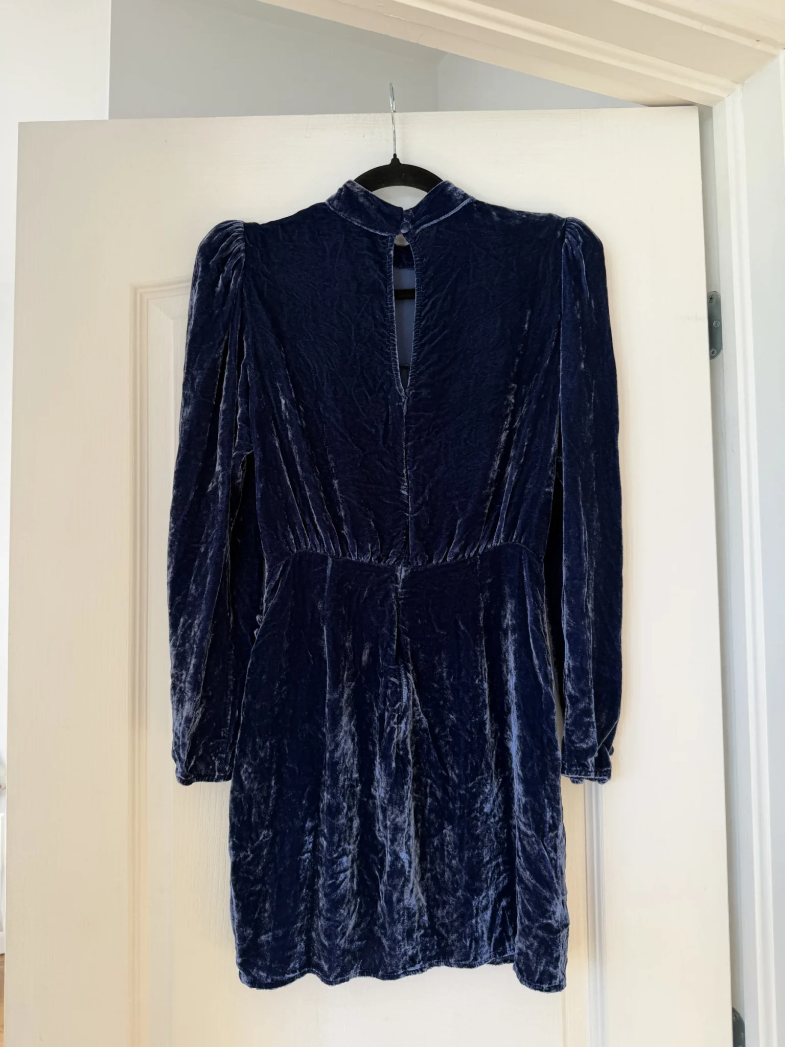 Image for Robe Reformation en velours bleu marine taille 2
