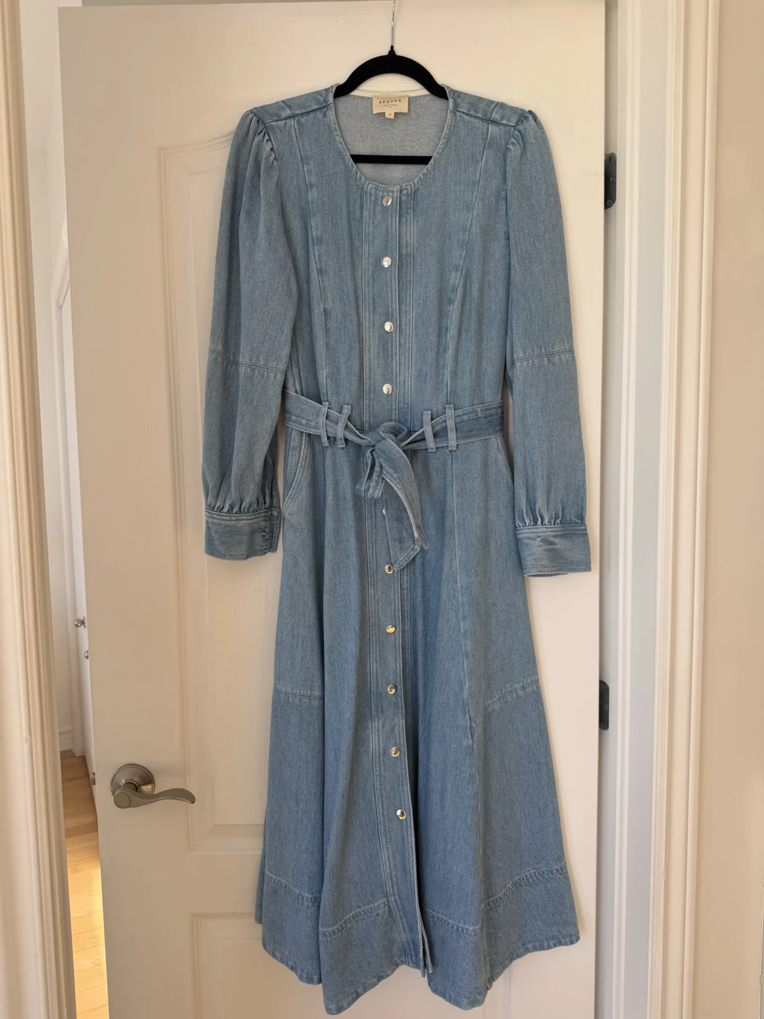Image for Robe Sézane en jean longue taille 40