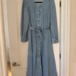 Thumbnail for Robe Sézane en jean longue taille 40
