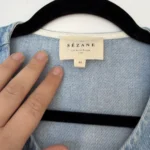 Thumbnail for Robe Sézane en jean longue taille 40