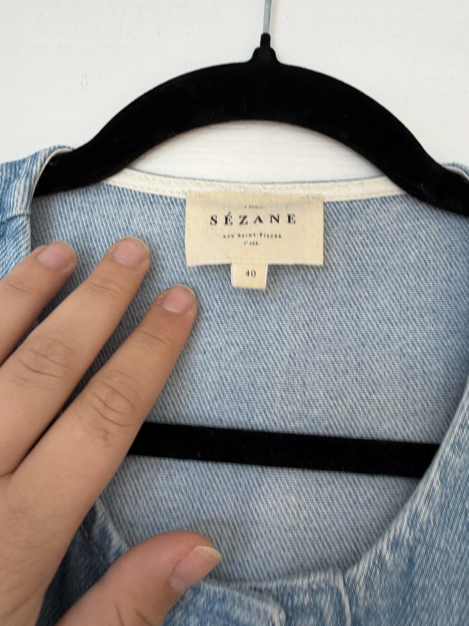 Image for Robe Sézane en jean longue taille 40