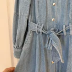 Thumbnail for Robe Sézane en jean longue taille 40