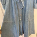 Thumbnail for Robe Sézane en jean longue taille 40