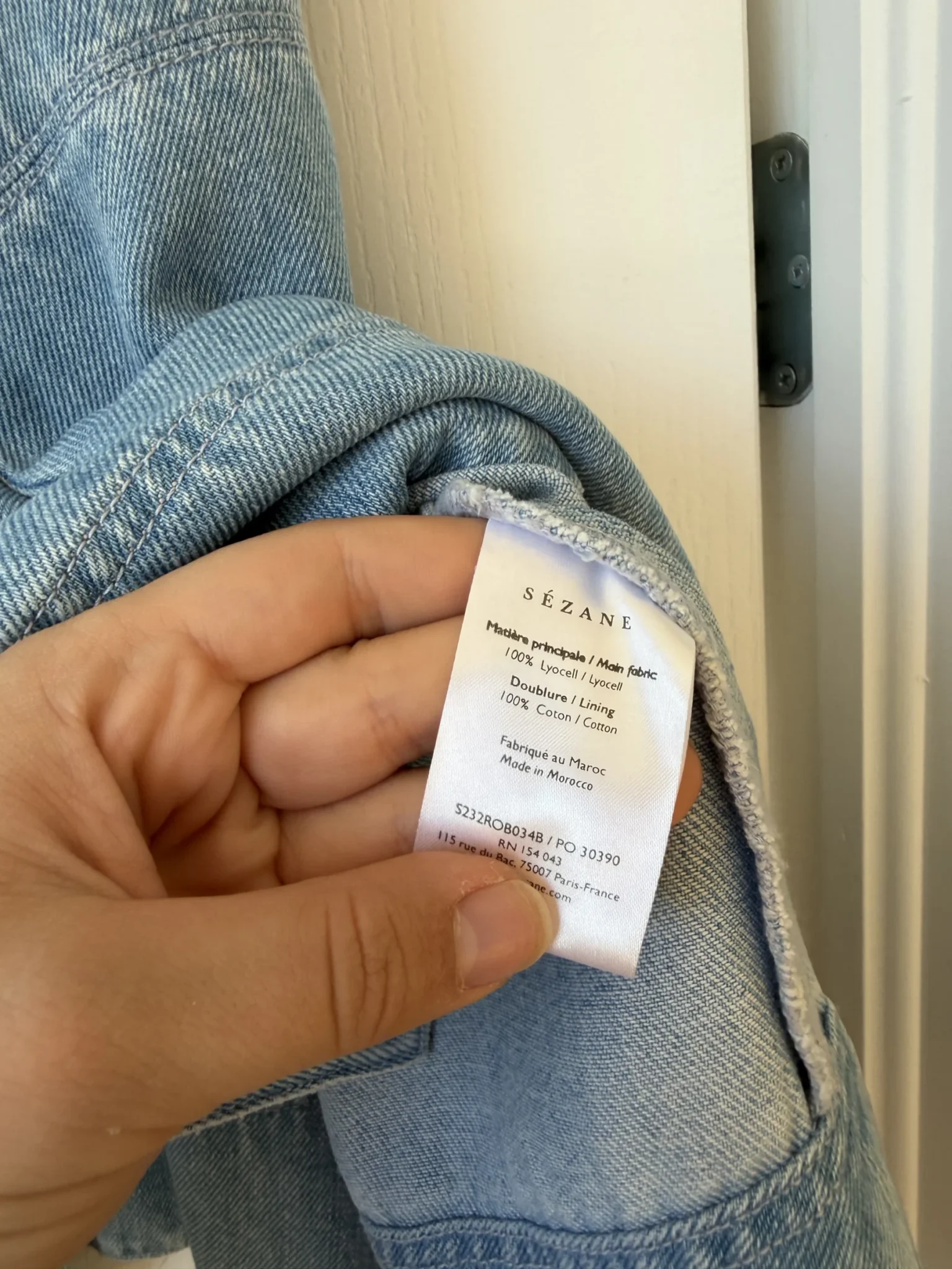 Image for Robe Sézane en jean longue taille 40