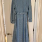 Thumbnail for Robe Sézane en jean longue taille 40