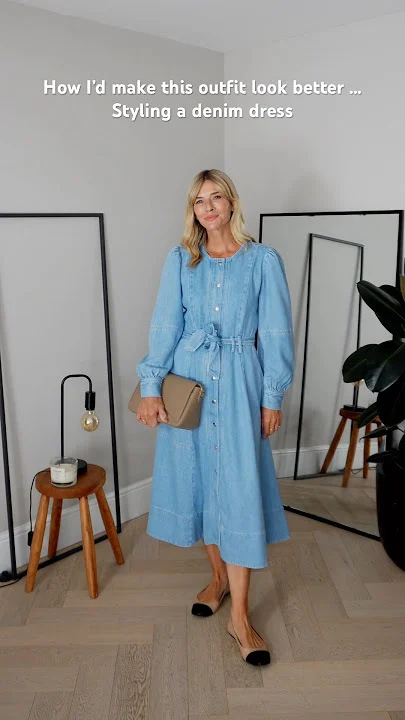 Image for Robe Sézane en jean longue taille 40