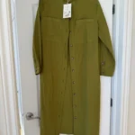 Thumbnail for Robe Sézane modèle Navi Dress kaki taille 40