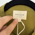 Thumbnail for Robe Sézane modèle Navi Dress kaki taille 40