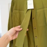 Thumbnail for Robe Sézane modèle Navi Dress kaki taille 40