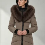 Thumbnail for NOIZE winter coat – size M – warm and lined – faux fur hood