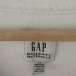 Thumbnail for GAP white V-neck maternity jumper