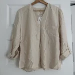 Featured thumbnail for New beige Reitmans blouse