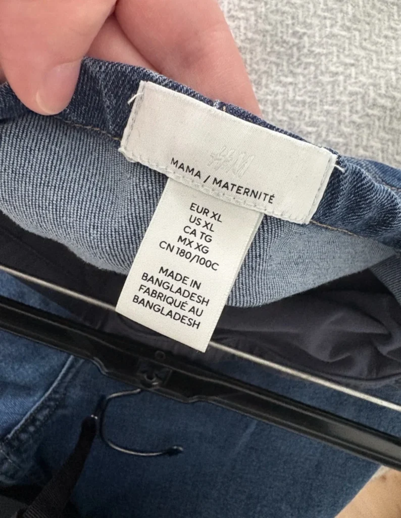 Image for H&M maternity jeans
