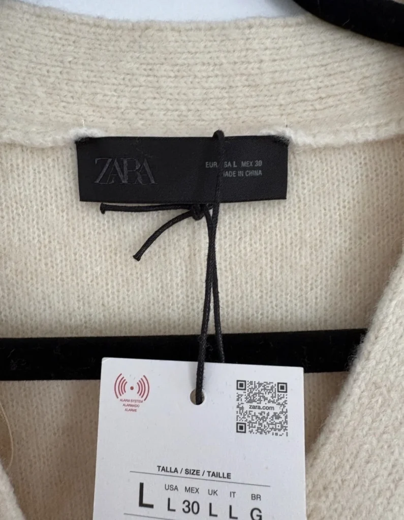 Image for Brand-new cream Zara jacket