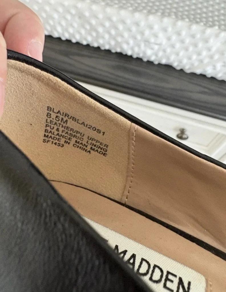 Image for Steve Madden black ballet flats