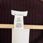 Thumbnail for Brand-new burgundy H&M maternity knitted maxi dress