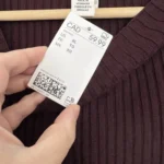 Thumbnail for Brand-new burgundy H&M maternity knitted maxi dress