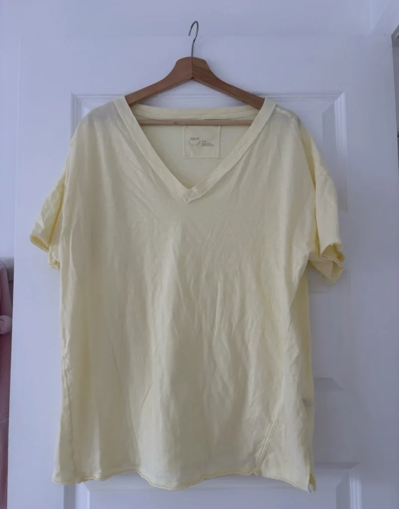 Featured image for Aerie oversized yellow T-shirt