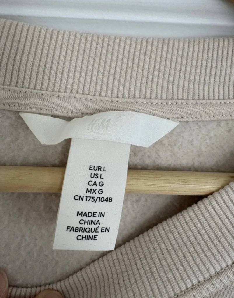 Image for Beige Paris H&M jumper