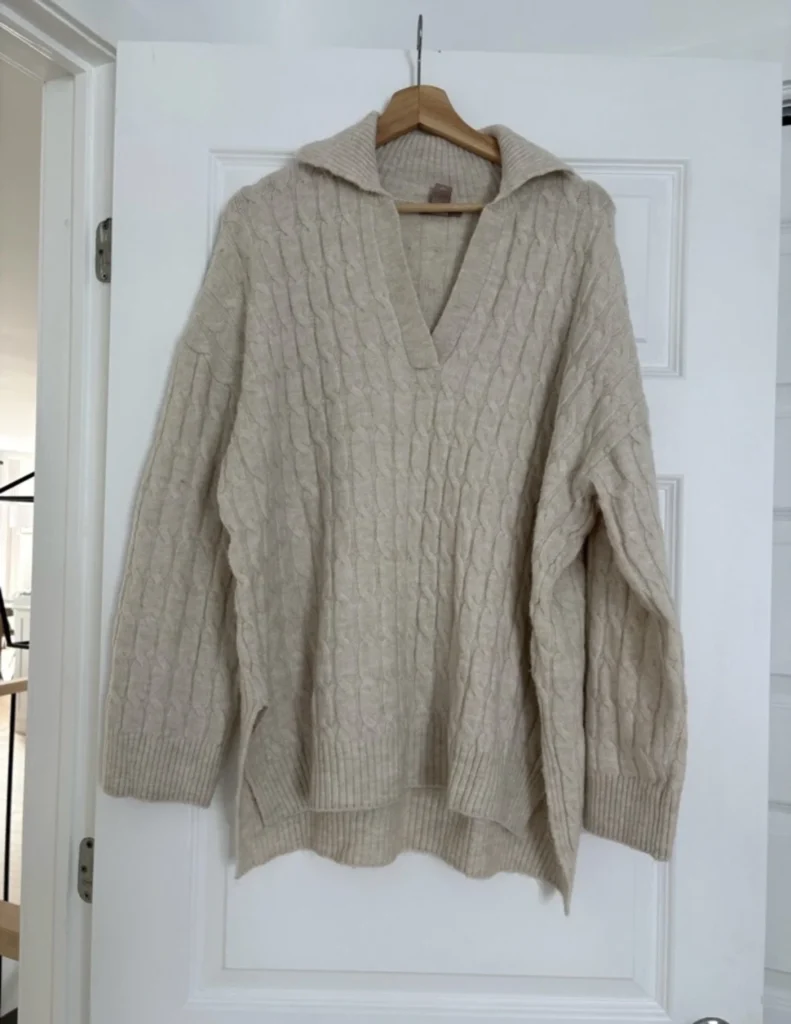 Featured image for Beige jumper from H&M