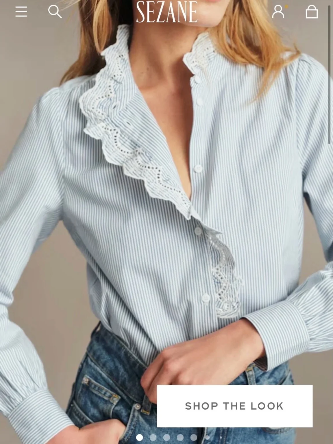 Image for ♥️Chlo blouse by SÉZANE