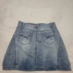 Thumbnail for Embroidered denim mini skirt at BSF Boutiques San Francisco T7 / Floral Denim Skirt