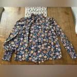 Featured thumbnail for Autumnal floral blouse