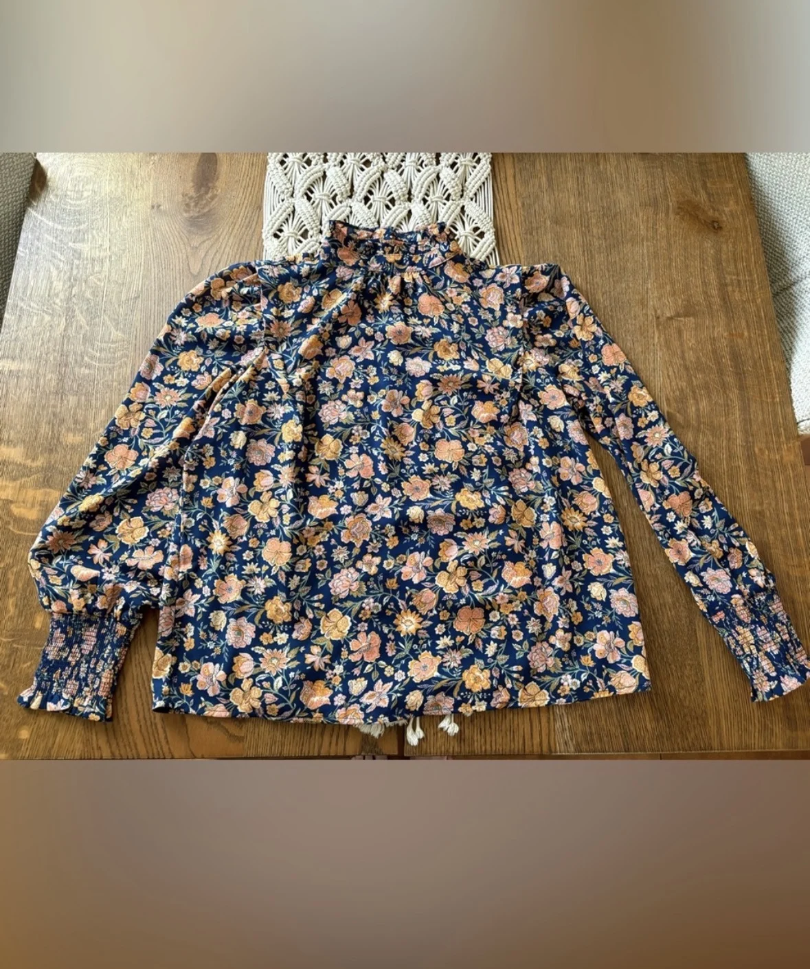 Autumnal floral blouse Levis seconde main