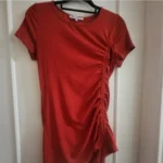 Featured thumbnail for BSF Boutique San Francisco Red Ruched Dress / Red Ruched Dress - M