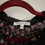 Thumbnail for BSF Boutiques San Francisco Sheer Floral Blouse / Sheer Floral Blouse - M