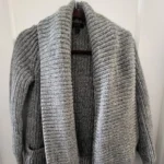 Featured thumbnail for J.Crew Chunky Shawl Collar Cardigan | Grey Shawl Collar Cardigan – S