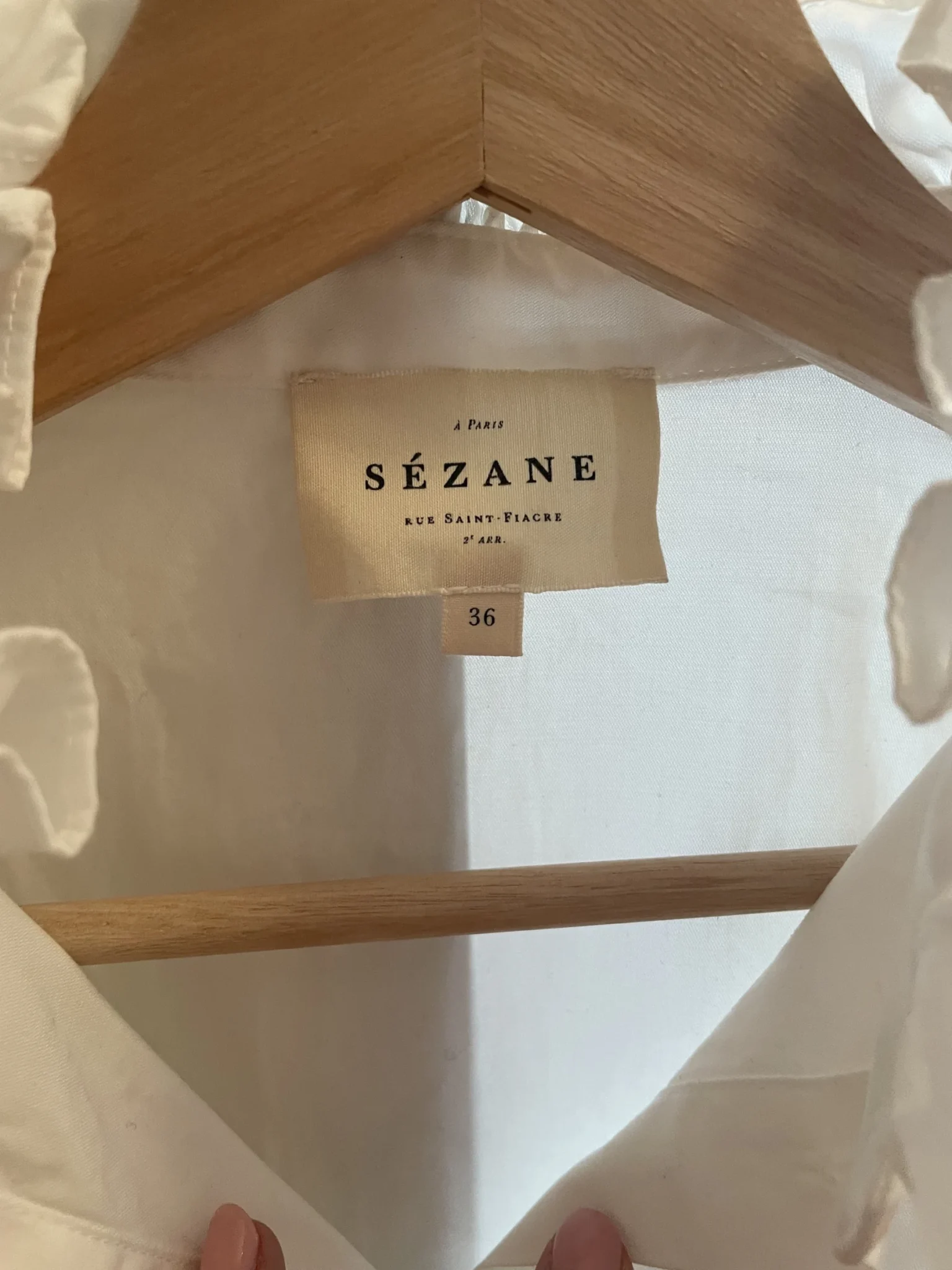 Image for Sézane | chemise Erine blanc cassé