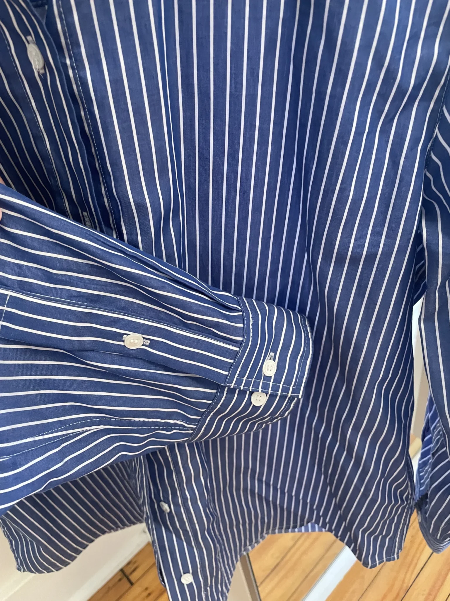 Image for Balzac Paris | chemise bleue à rayires
