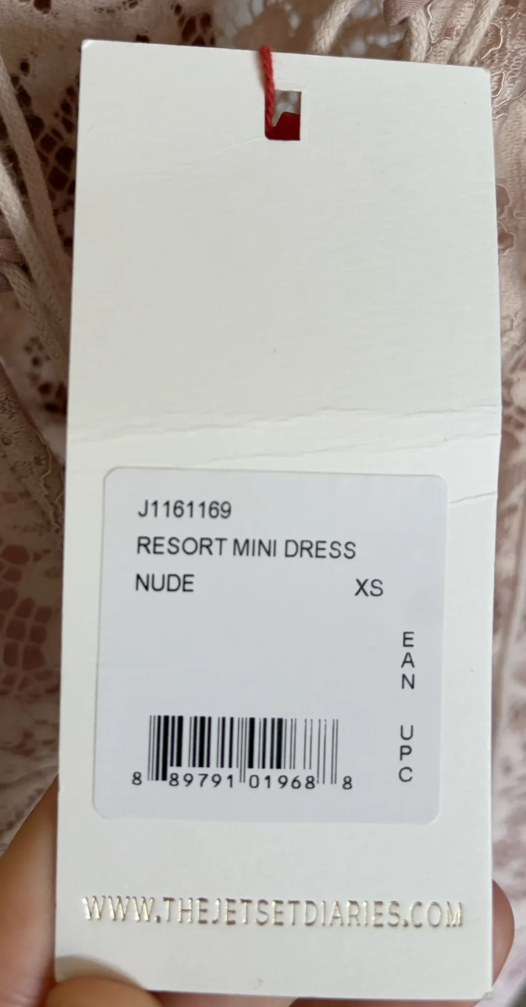 Image for The Jetset Diaries - Robe courte XS en nude - Jamais porté