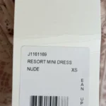 Thumbnail for The Jetset Diaries - Robe courte XS en nude - Jamais porté
