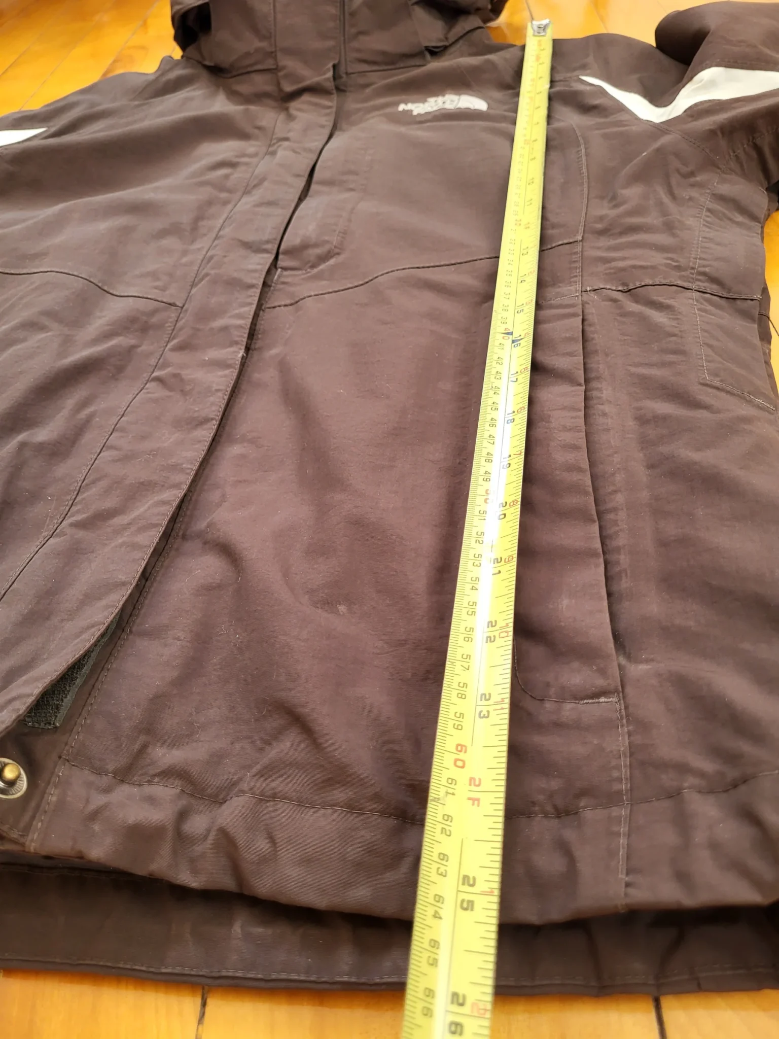 Image for Manteau The North Face 3-en-1 Triclimate HyVent , couche intérieure en polaire, brun et ivoire