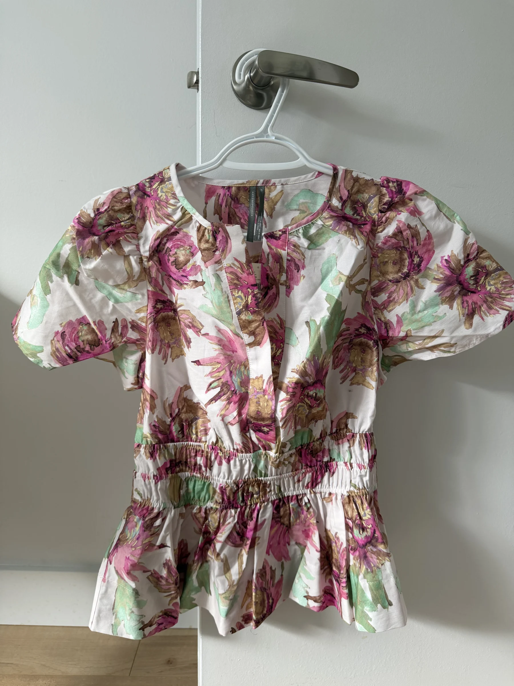 Chemise fleurie Anthropologie seconde main
