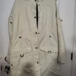 Featured thumbnail for The North Face Brooklyn Down Parka Jacket / Coat - Cream Beige / Beige Cream - Women’s Size L