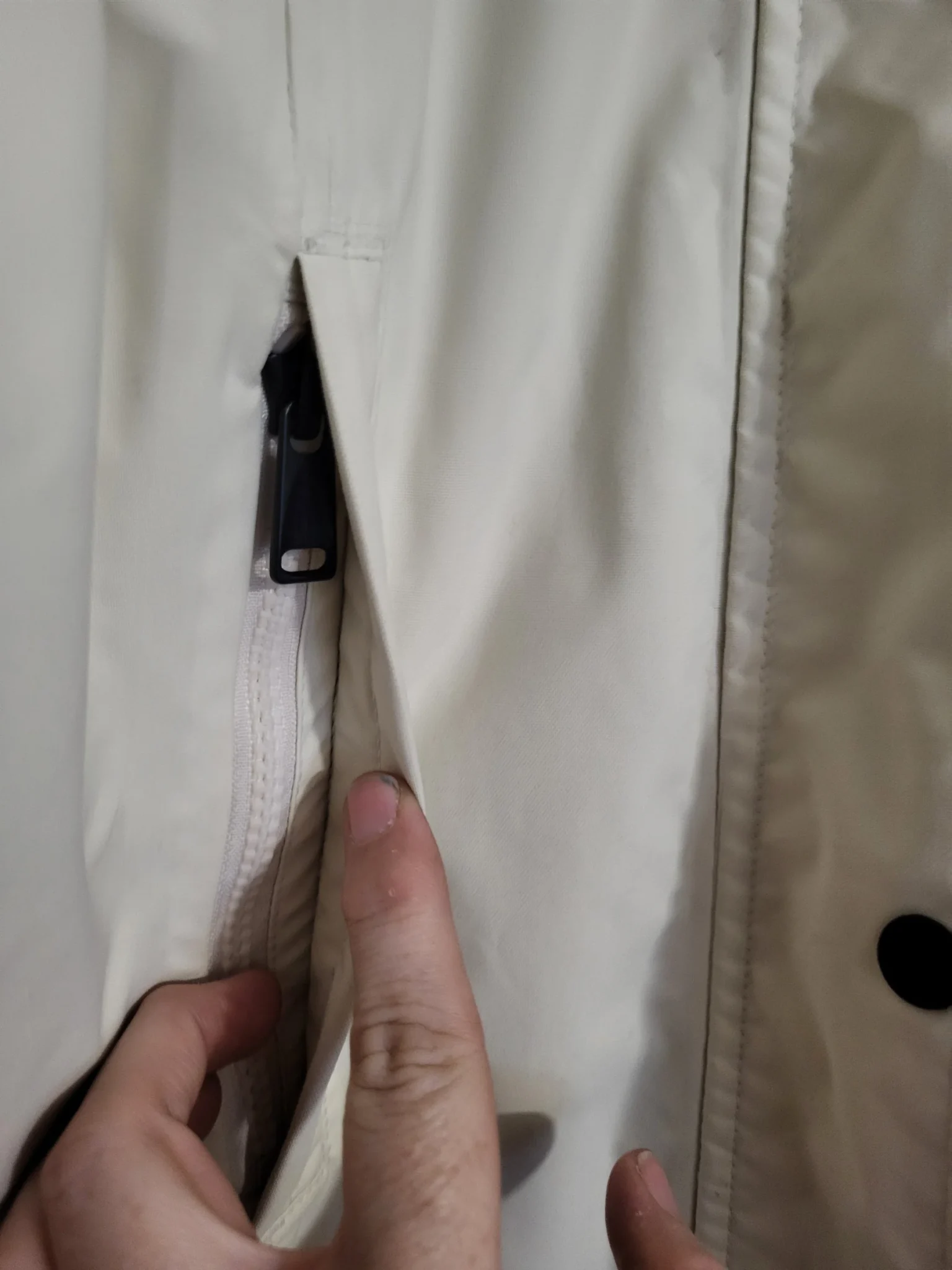 Image for The North Face Brooklyn Down Parka Jacket / Coat - Cream Beige / Beige Cream - Women’s Size L
