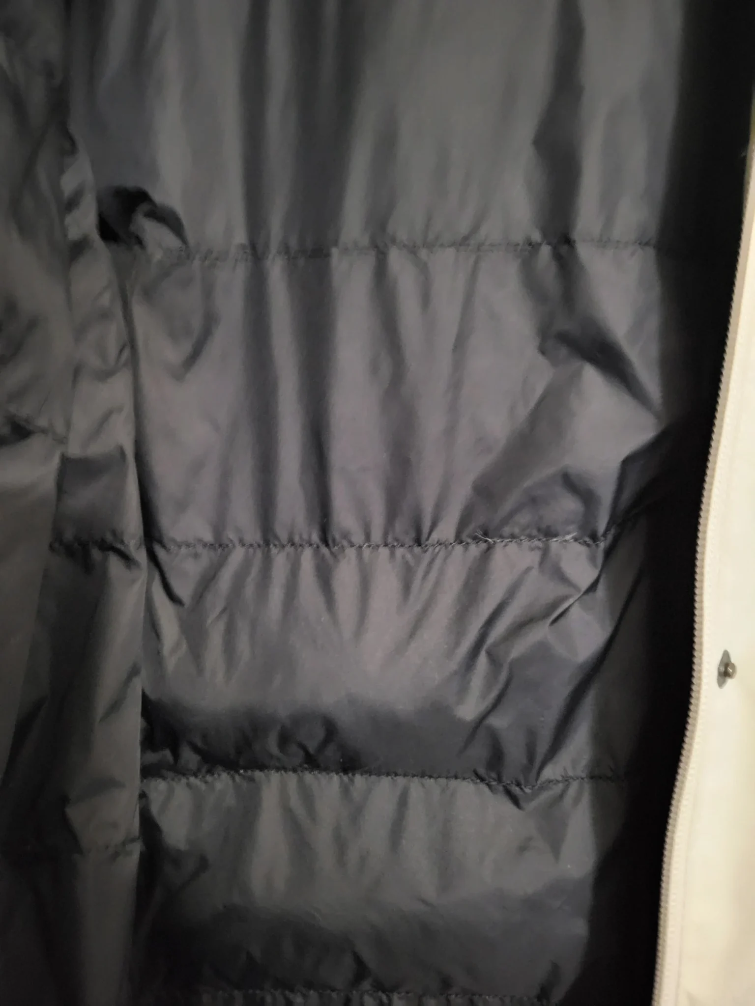 Image for The North Face Brooklyn Down Parka Jacket / Coat - Cream Beige / Beige Cream - Women’s Size L