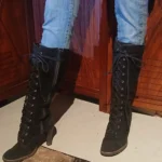Featured thumbnail for Black suede boots